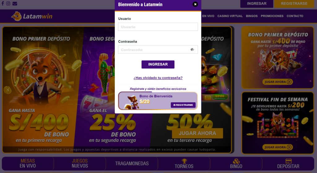 Latamwin Ingresar